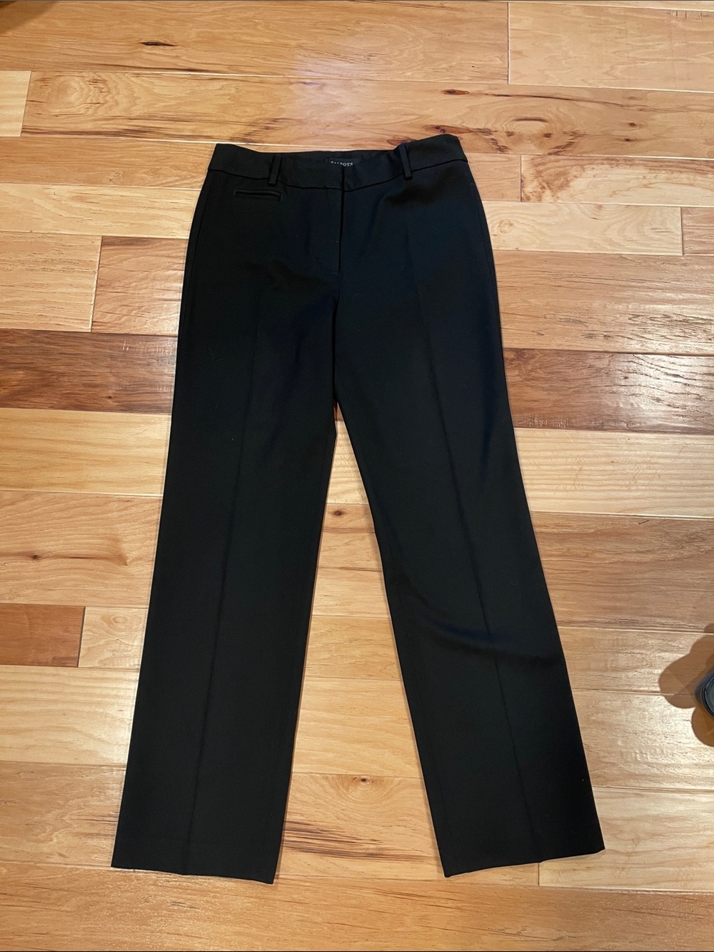 Talbots Black Straight-Leg Dress Pants